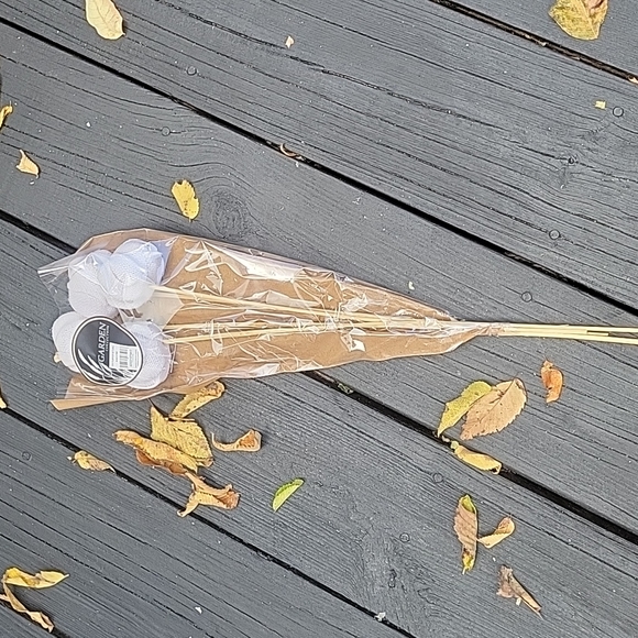 Mini Fall Pumpkins. Natural, White Burlap - Picture 3 of 7